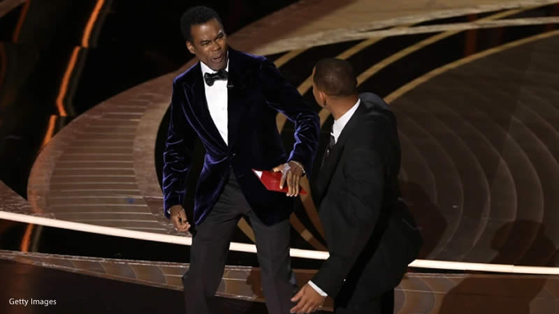 Will Smith slaps Chris Rock Oscars