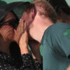 Meghan and Harry kiss