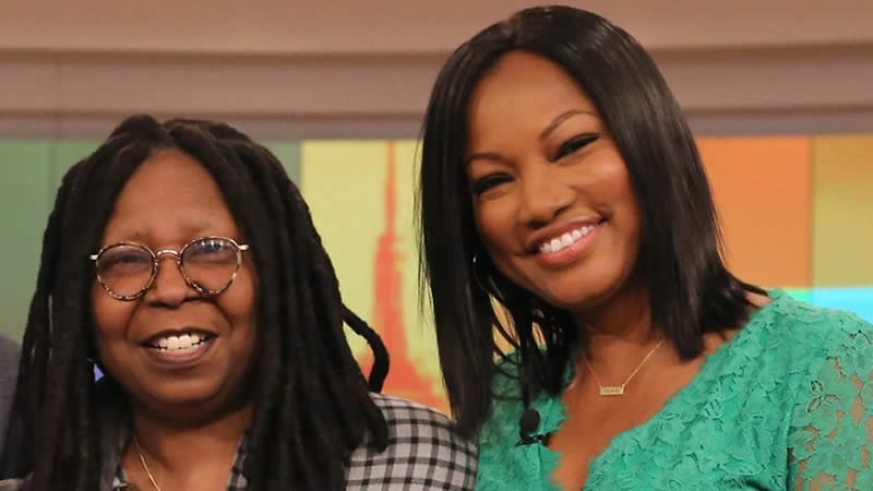 Garcelle Beauvais and Whoopi Goldberg